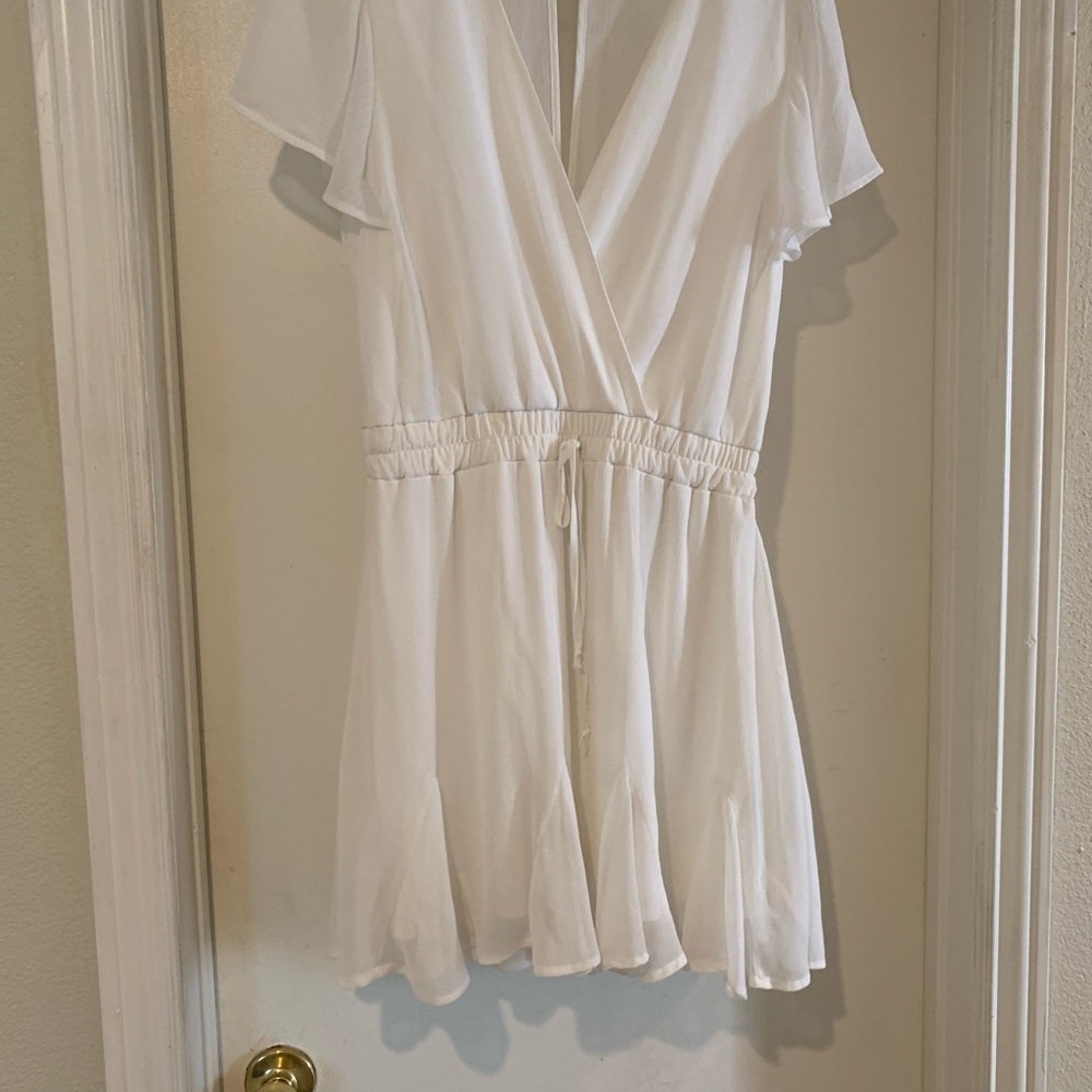 Altar'd State White Wrap Dress